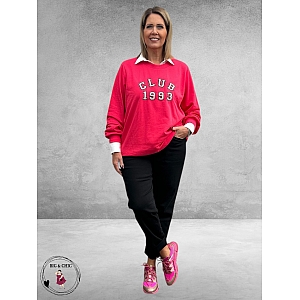 Kaffe Curve Sweatshirt Violi Club 1993